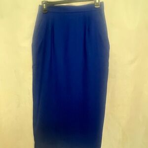 Vintage Delicia Wool Pencil Skirt
